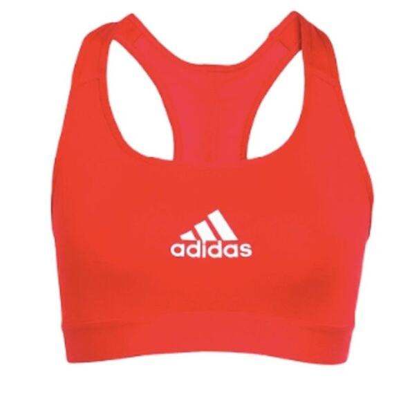 Adidas Sports Bra Red L - Picture 1 of 9